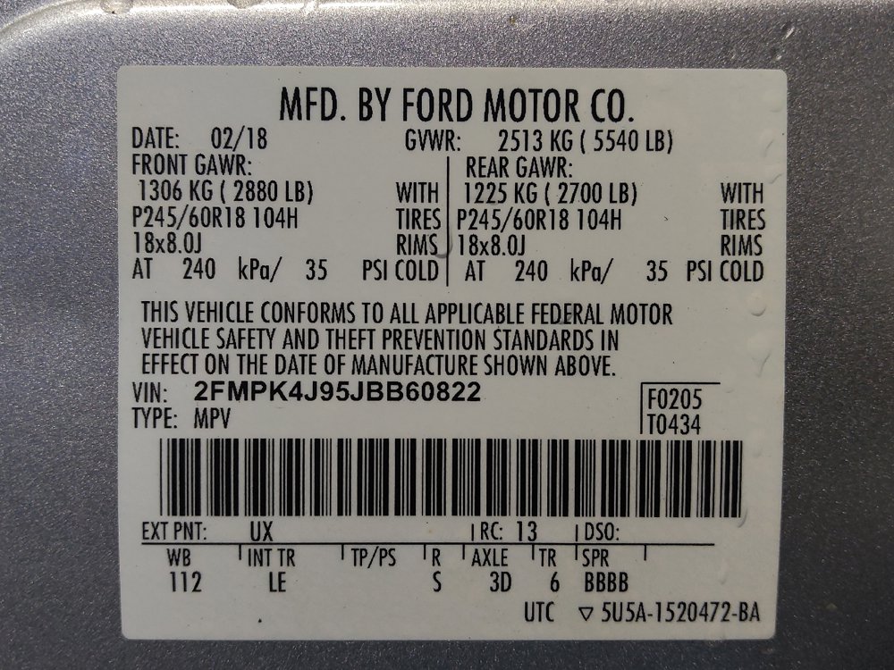 Used 2018 Ford Edge SEL w/ Equipment Group 201A AWD/4WD image 33