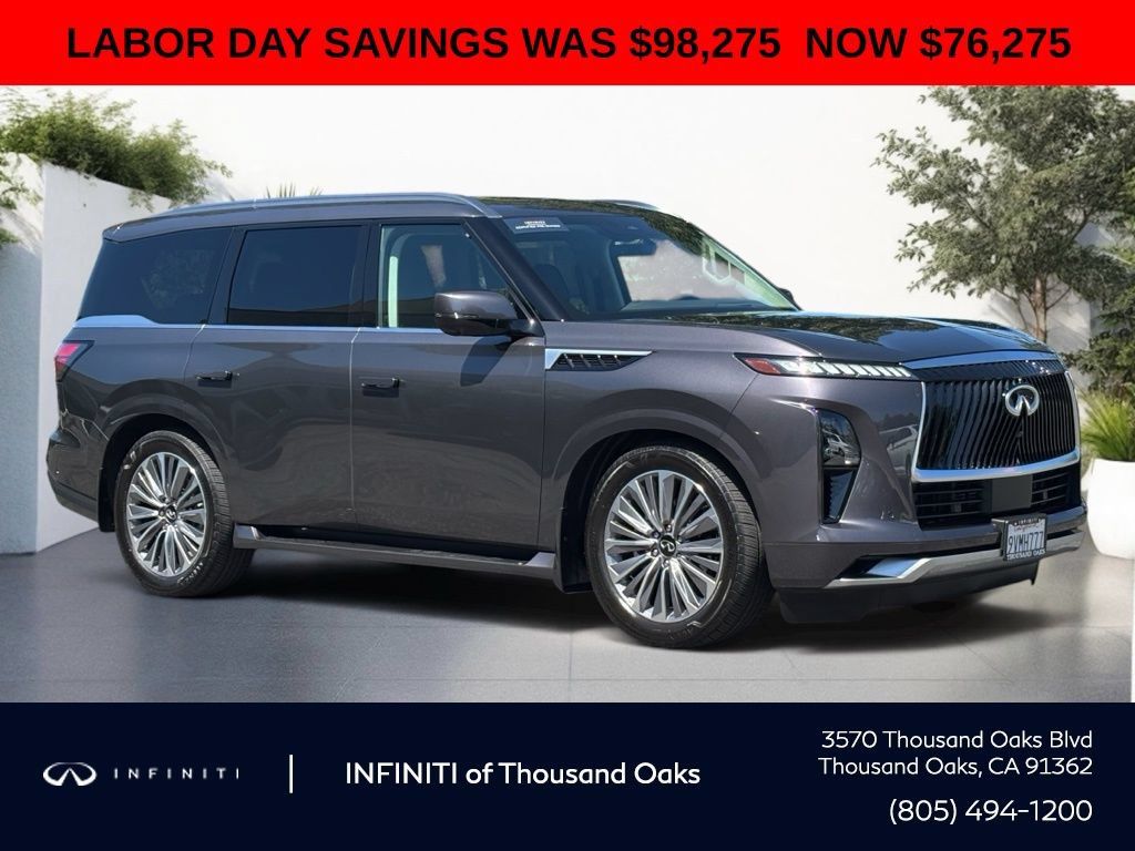 Certified 2026 INFINITI QX80 Luxe w/ Cargo Package AWD/4WD image 1
