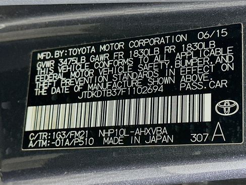 Used 2015 Toyota Prius C Two FWD image 12