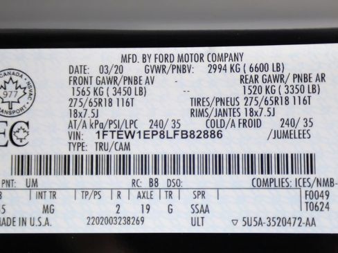 Used 2020 Ford F150 XLT w/ Equipment Group 301A Mid AWD/4WD image 48