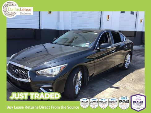 Used 2021 INFINITI Q50 Luxe w/ Cargo Package RWD image 1