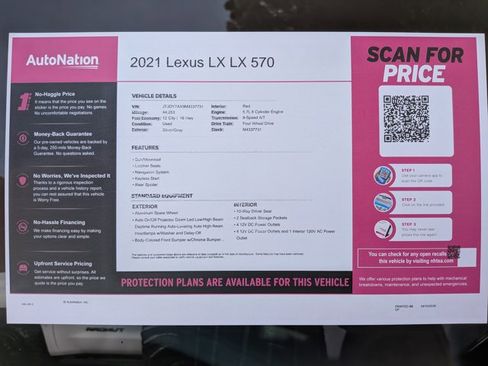 Used 2021 Lexus LX 570 4WD w/ Luxury Package image 24