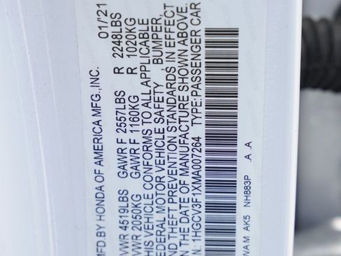 Used 2021 Honda Accord Hybrid image 8