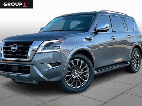 Used 2022 Nissan Armada Platinum w/ Captain's Chairs Package image 1