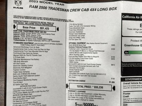 Used 2023 RAM 2500 Tradesman AWD/4WD image 64
