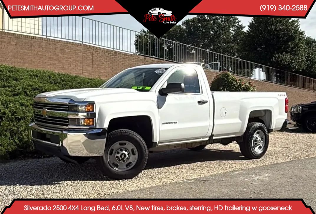 Used 2017 Chevrolet Silverado 2500 W/T w/ Snow Plow Prep Package AWD/4WD image 1