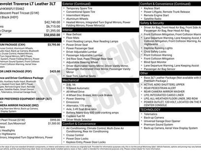 Used 2023 Chevrolet Traverse LT w/ LT Premium Package