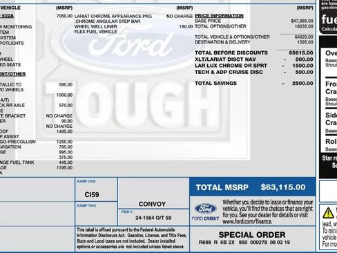 Used 2019 Ford F150 Lariat w/ Equipment Group 502A Luxury AWD/4WD image 8