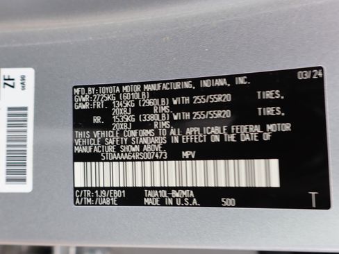 Used 2024 Lexus TX 350 FWD w/ Captains Chair Package image 23