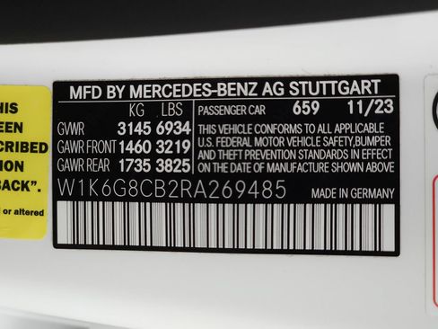 Used 2024 Mercedes-Benz S 63 AMG S w/ Carbon Fiber Exterior Package image 43