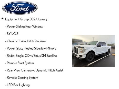 Used 2016 Ford F150 XLT w/ Equipment Group 302A Luxury RWD image 6