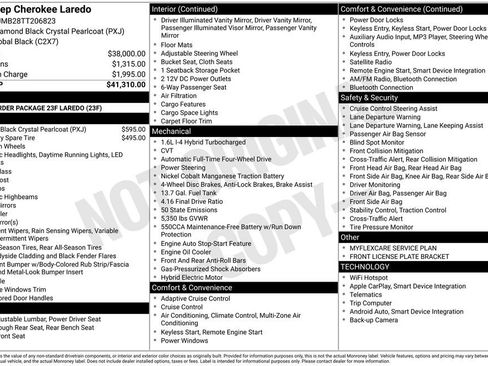 New 2026 Jeep Cherokee Laredo AWD/4WD image 2