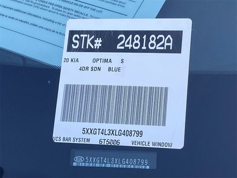 Used 2020 Kia Optima S image 34