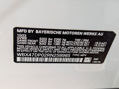 Certified 2024 BMW X3 sDrive30i w/ Convenience Package w/ZPA image 22