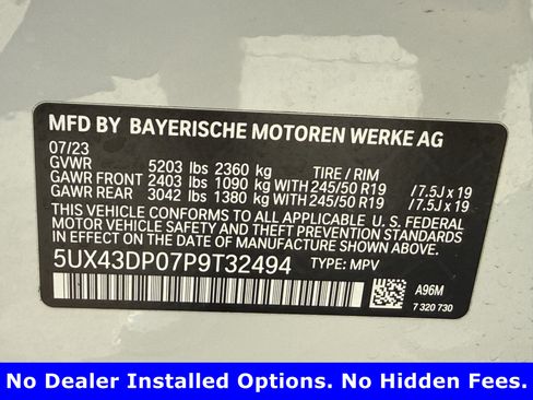 Used 2023 BMW X3 sDrive30i w/ Convenience Package RWD image 35