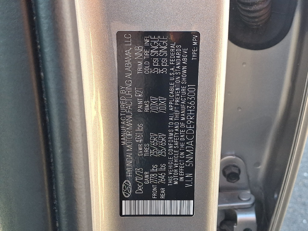 Certified 2024 Hyundai Tucson SE AWD/4WD image 26