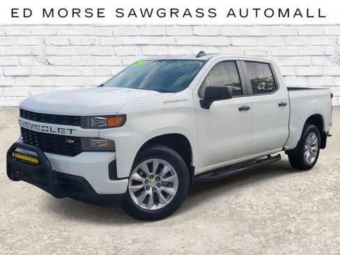 Certified 2021 Chevrolet Silverado 1500 Custom RWD image 1