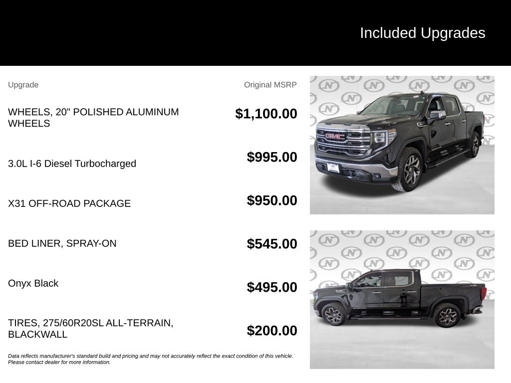 Used 2022 GMC Sierra 1500 SLT w/ X31 Off-Road Package AWD/4WD image 3