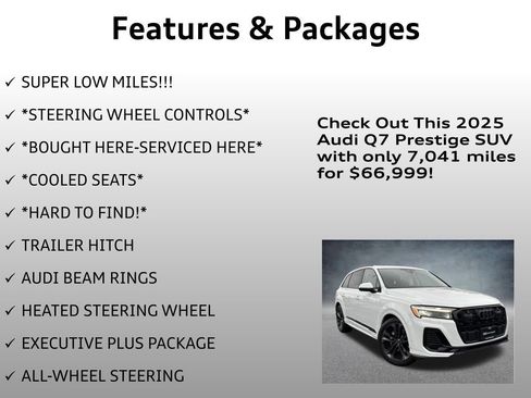 Used 2025 Audi Q7 3.0T Prestige w/ Prestige Package image 16