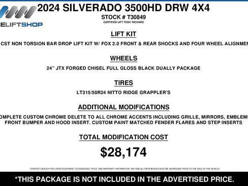 Used 2024 Chevrolet Silverado 3500 High Country w/ High Country Premium Package image 2