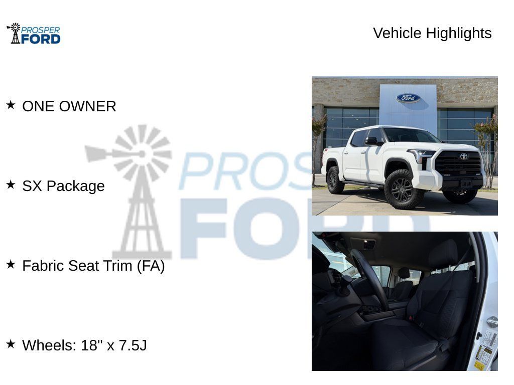 Used 2024 Toyota Tundra SR5 w/ SX Package RWD image 5