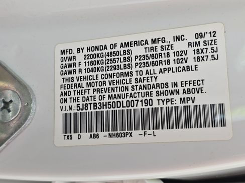 Used 2013 Acura RDX w/ Technology Package FWD image 35