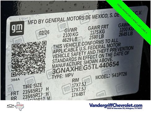 New 2026 Chevrolet Equinox LT FWD image 23