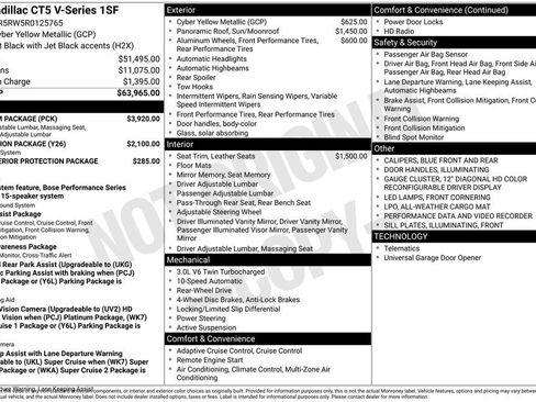 Used 2024 Cadillac CT5 V w/ Premium Package image 42