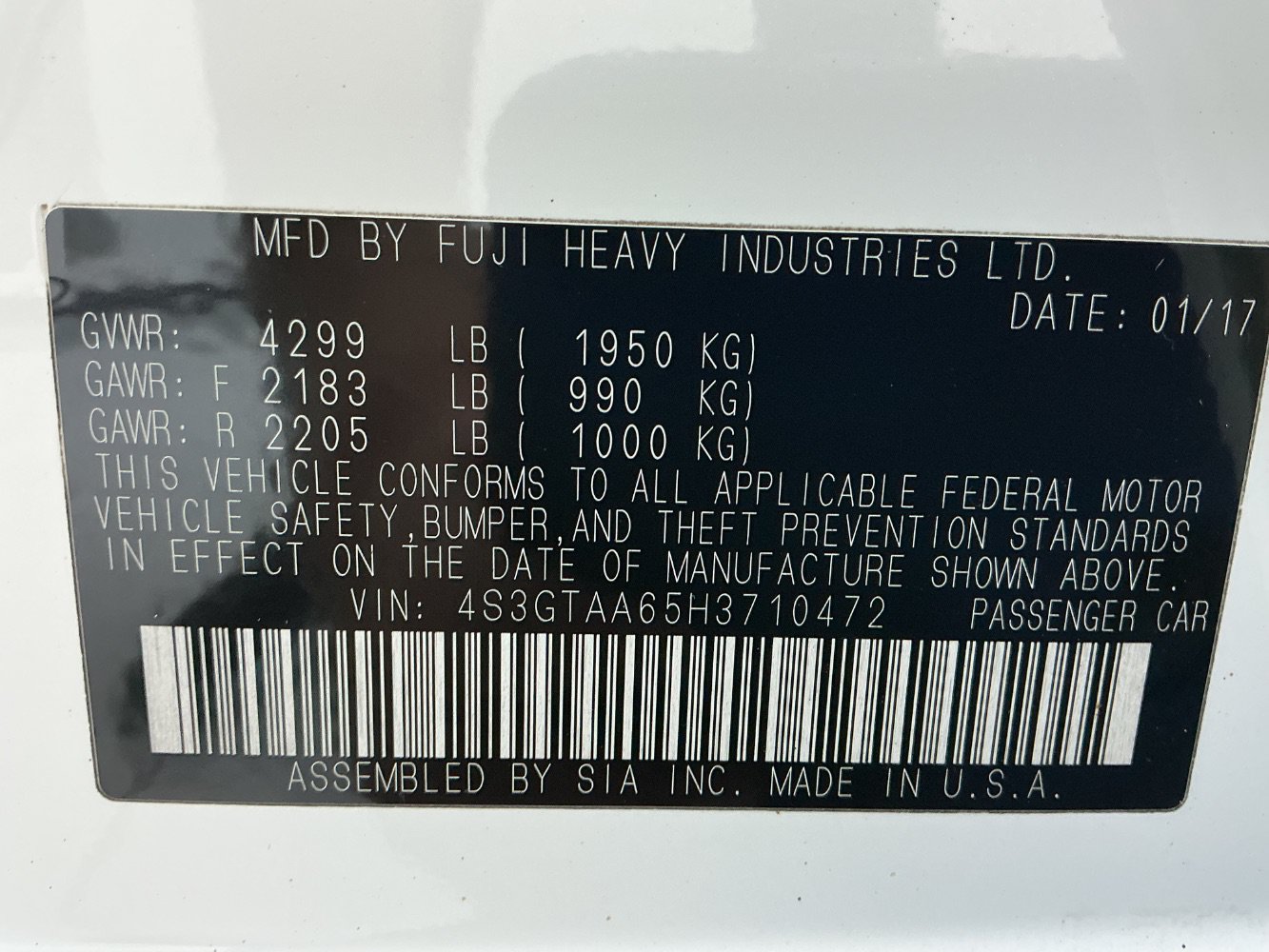 Used 2017 Subaru Impreza 2.0i AWD/4WD image 48