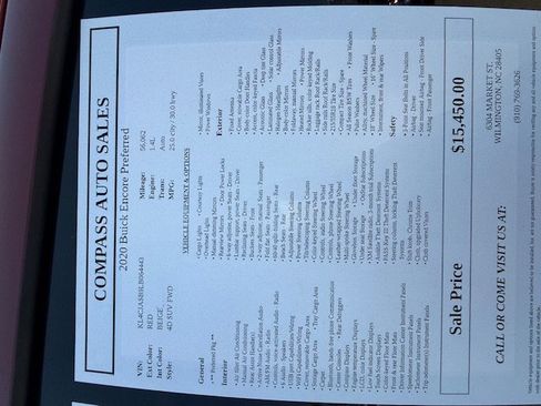 Used 2020 Buick Encore Preferred w/ Safety Package image 9