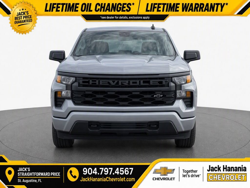 New 2026 Chevrolet Silverado 1500 Custom w/ Turbomax Blackout Package AWD/4WD image 2