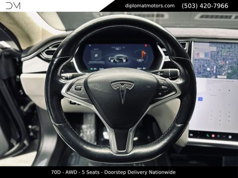 Used 2015 Tesla Model S 70D AWD/4WD image 28