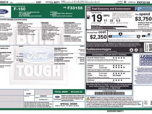 Used 2023 Ford F150 XL w/ XL Chrome Appearance Package AWD/4WD image 10