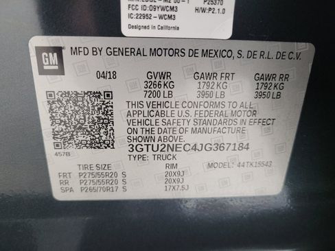 Used 2018 GMC Sierra 1500 SLT AWD/4WD image 33