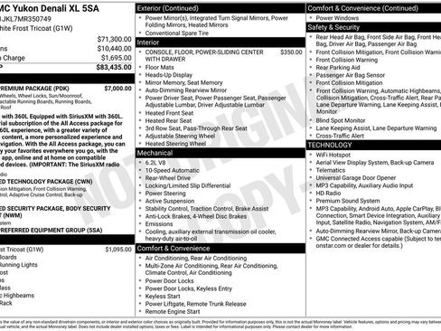 Certified 2021 GMC Yukon XL Denali w/ Denali Premium Package RWD image 22