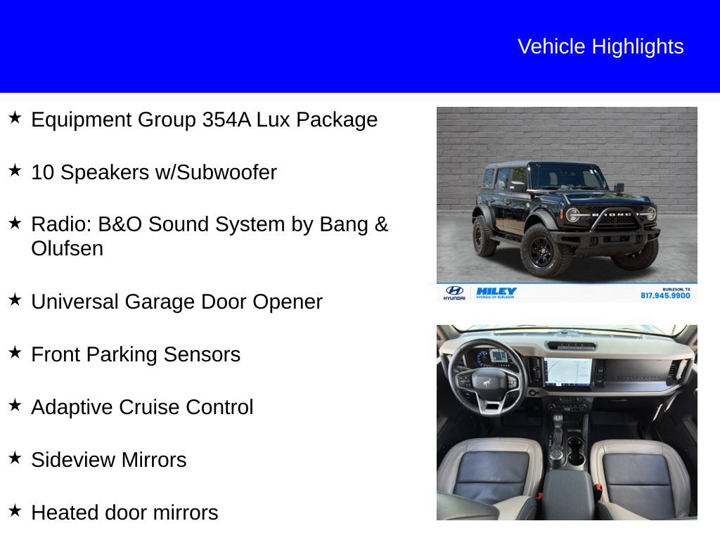 Used 2023 Ford Bronco Wildtrak AWD/4WD image 9