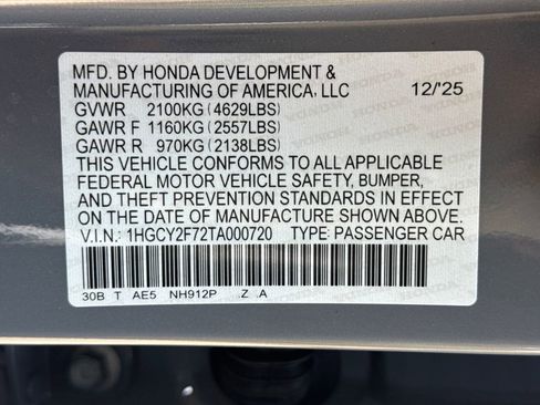 New 2026 Honda Accord Sport image 28