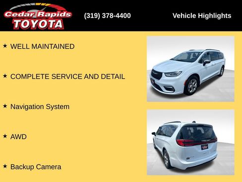 Used 2023 Chrysler Pacifica Limited w/ Uconnect Theater Family Group AWD/4WD image 9