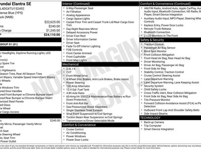 New 2026 Hyundai Elantra SE