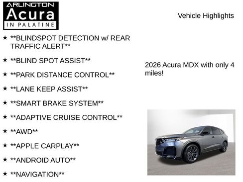 New 2026 Acura MDX A-Spec image 7
