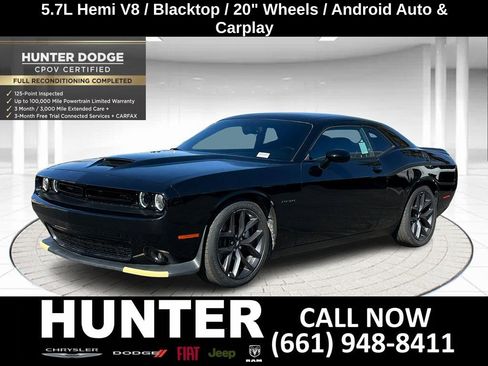 Certified 2022 Dodge Challenger R/T w/ Blacktop Package RWD image 1
