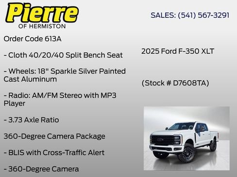 Used 2025 Ford F350 XLT w/ Black Appearance Package AWD/4WD image 24