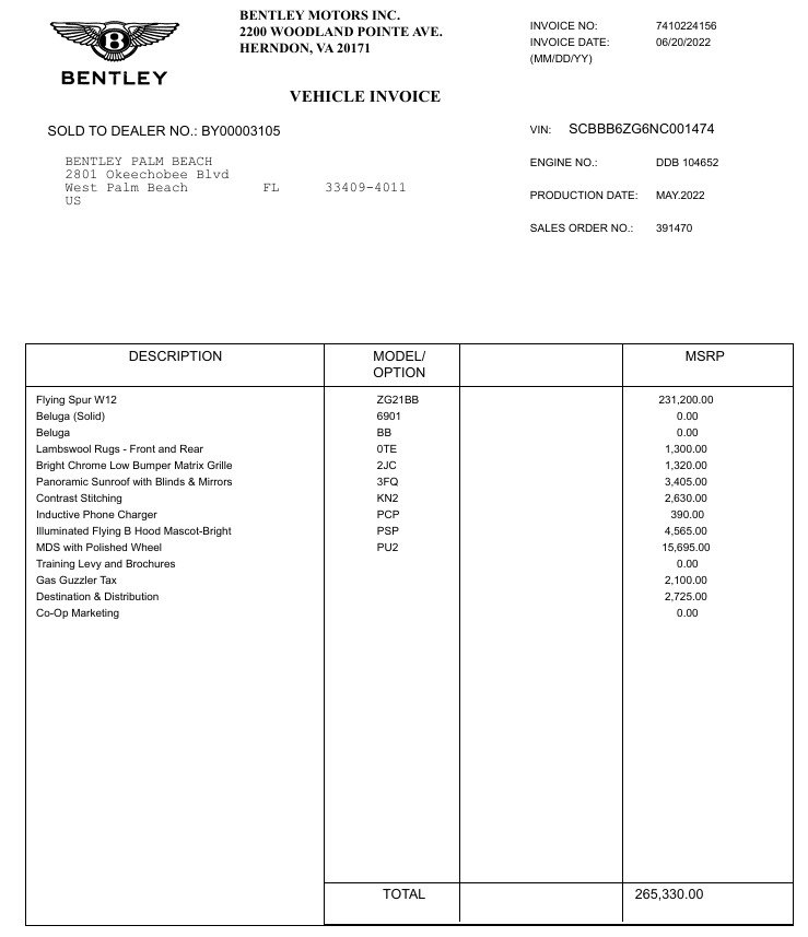 Certified 2022 Bentley Flying Spur W12 AWD/4WD image 34