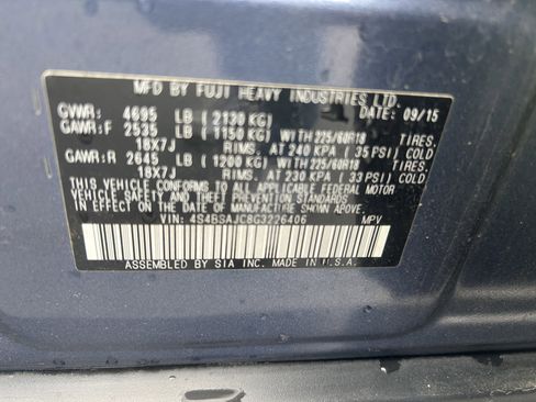 Used 2016 Subaru Outback 2.5i Limited w/ Popular Package #4 image 15