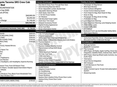 Certified 2026 Toyota Tacoma SR5 AWD/4WD image 2