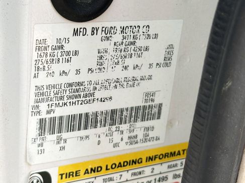 Used 2016 Ford Expedition EL XLT w/ Equipment Group 202A image 20