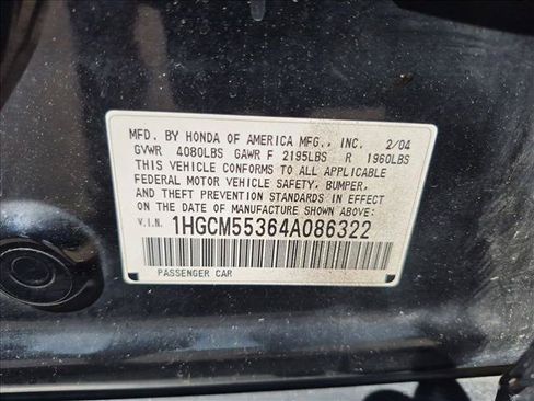 Used 2004 Honda Accord LX image 22