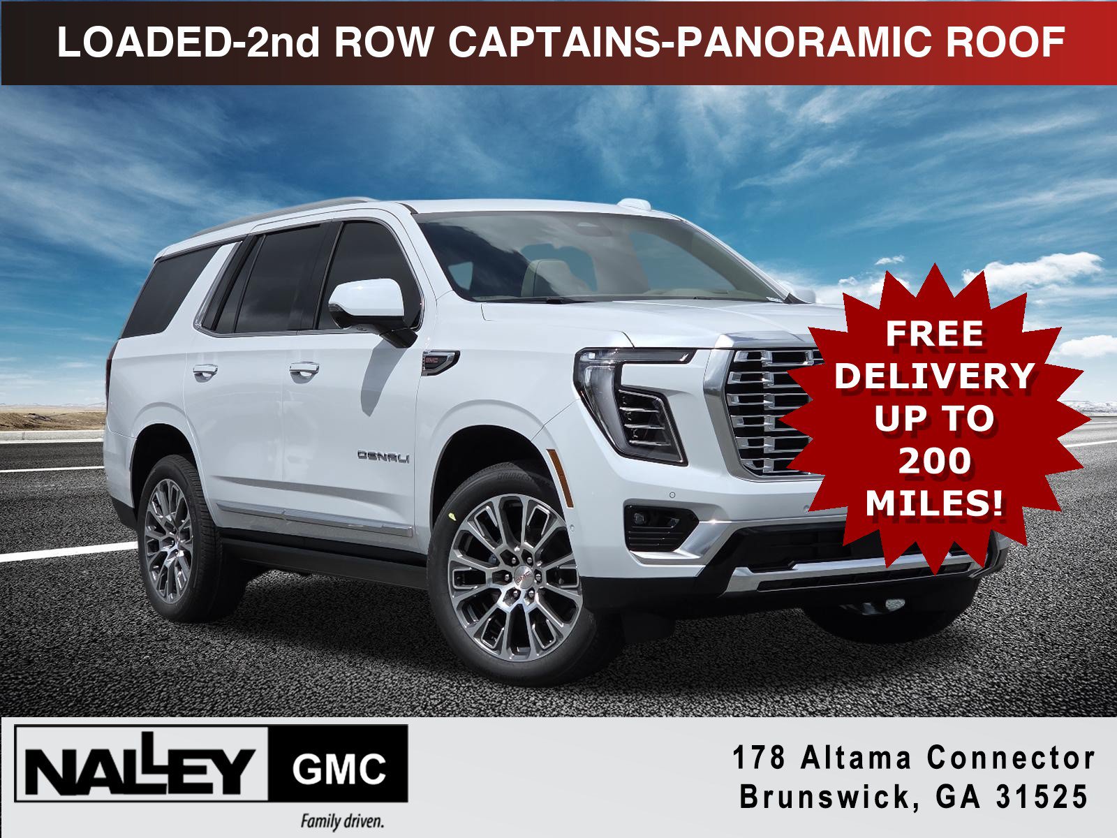 New 2026 GMC Yukon Denali w/ Sun & Power Step Package AWD/4WD 360° Tour
