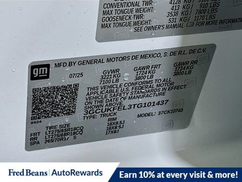 New 2026 Chevrolet Silverado 1500 LT Trail Boss w/ Convenience Package II AWD/4WD image 25