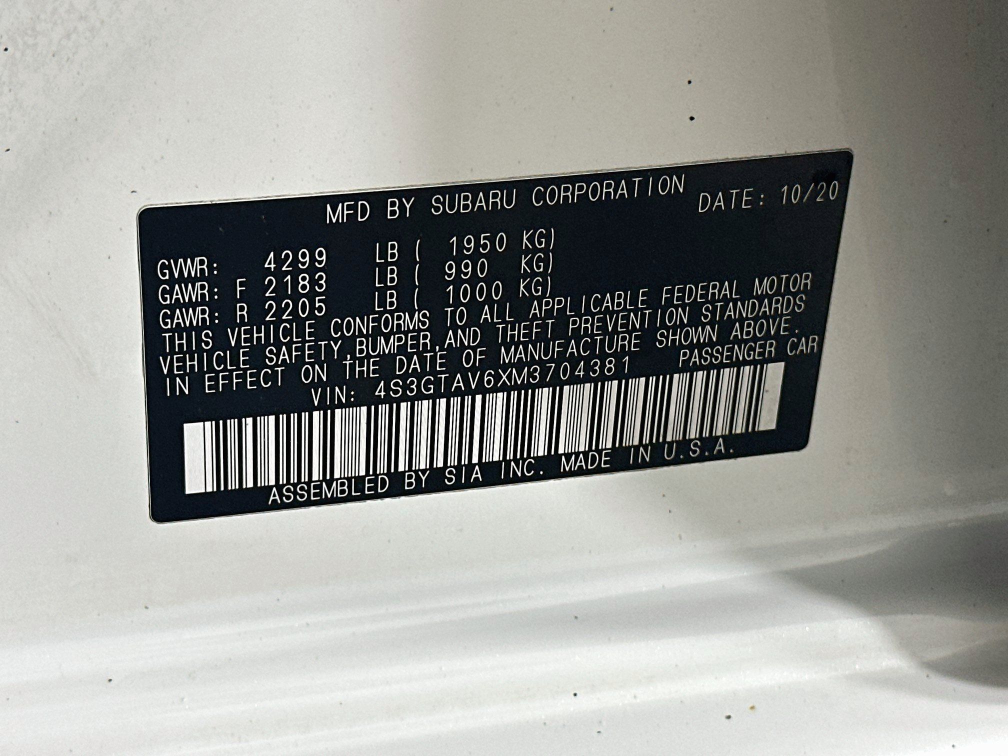 Used 2021 Subaru Impreza 2.0i Premium AWD/4WD image 12